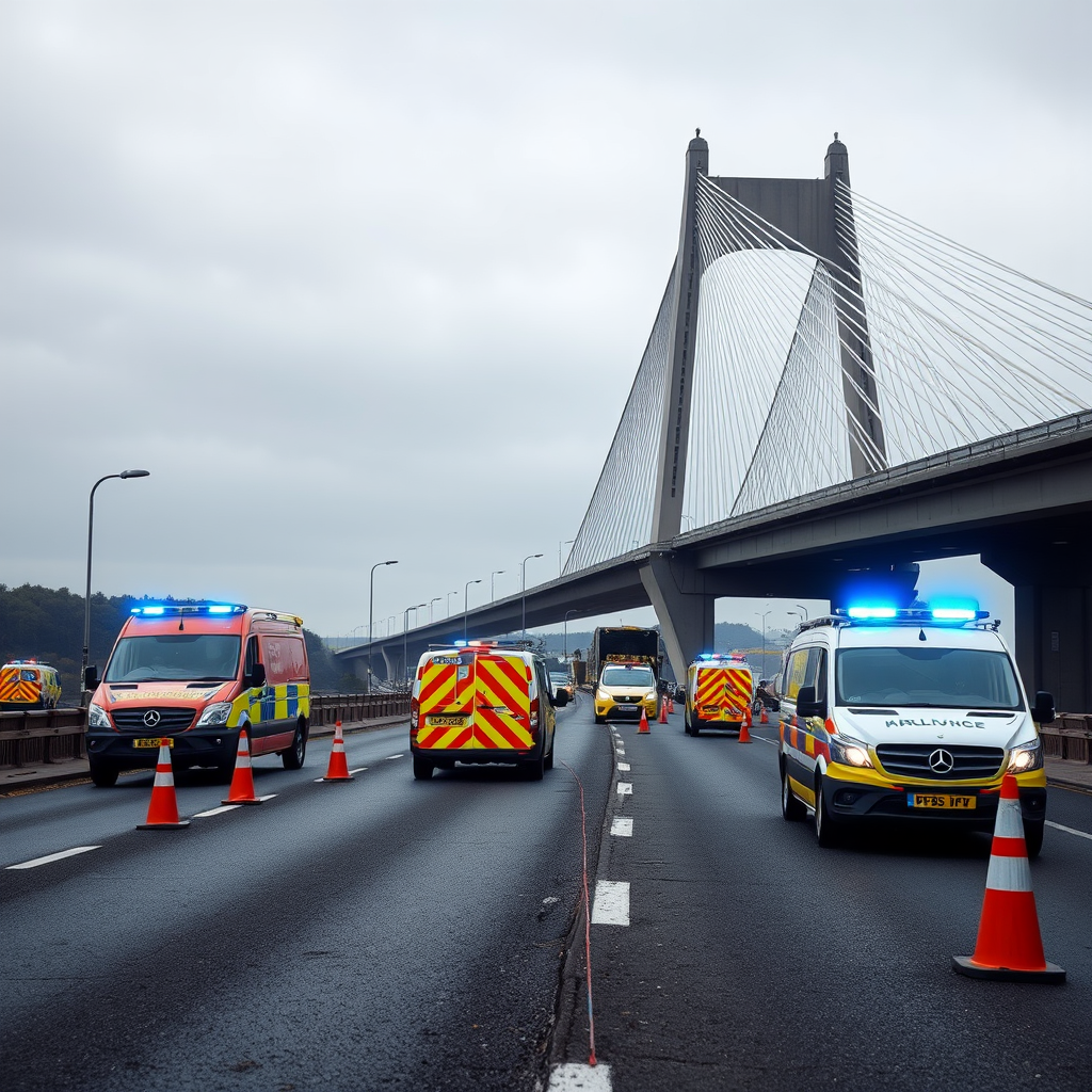 Updates: Emergency crews attend serious collision on M48 near Chepstow